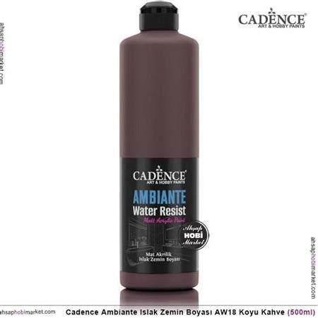 Cadence Ambiante Islak Zemin Boyası Koyu Kahve 500ml AW18 Ahşap Hobi