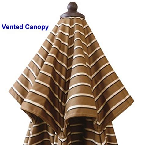 Bayside21 Sunbrella Fabric Umbrella Canopy Replacement 8 Ribs 9 Ft