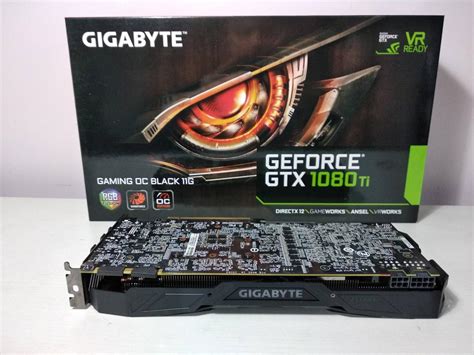 Видеокарта Gigabyte Geforce Gtx 1080 Ti Gaming Oc Black 11g продажа
