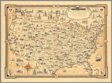 The United States Of America By Ernest Dudley Chase David Rumsey