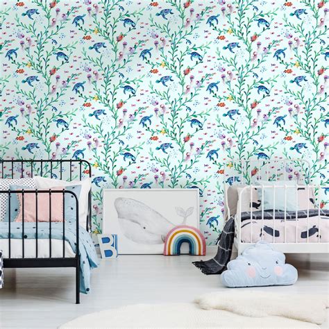 We did not find results for: KIDS BEDROOM TEAL WALLPAPER - GIRLS NURSERY DECOR UNICORNS ...