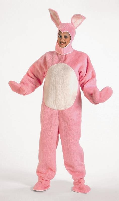 Pink Bunny Suit With Hood