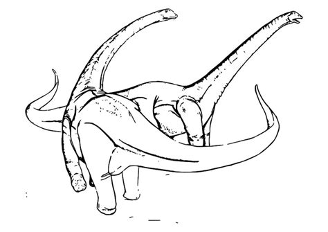 Mit weiteren gattungen bildet er aufgrund gemeinsamer anatomischer merkmale wie den langen vorderbeinen und den hoch liegenden nasenöffnungen das taxon brachiosauridae. Malvorlage Dinosaurier - Kostenlose Ausmalbilder Zum ...