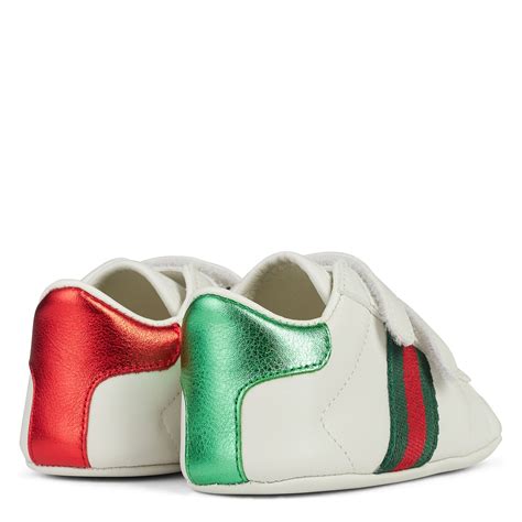Gucci Babies New Ace Trainers Kids White 9070 Flannels
