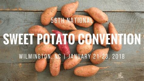 56th national sweetpotato convention north carolina sweetpotatoes