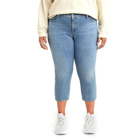 Levis Levis Womens Plus Size 311 Shaping Skinny Capri Jeans