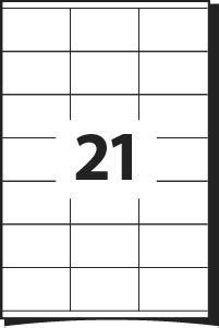 A template is something that establishes or serves as a pattern for reference. Label Template 21 Per Sheet Free Download | printable ...