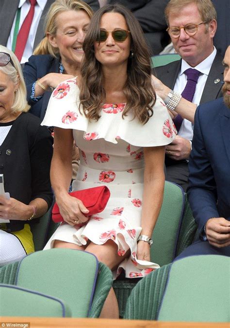 Pippa Watched Novak Djokovich In Action From Her Seat In The Royal Box Pippa Middleton Style