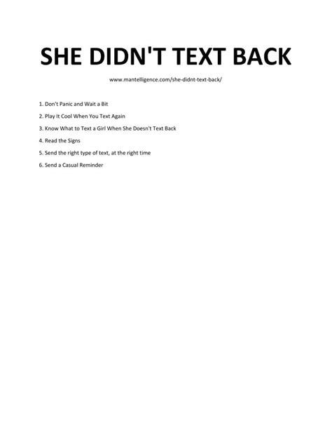 She Didnt Text Back 14 Tricks To Get Her To Text You Back