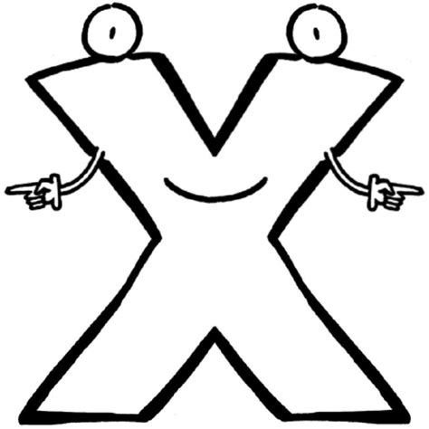 Dibujos Con La Letra X Para Colorear - Find Gallery