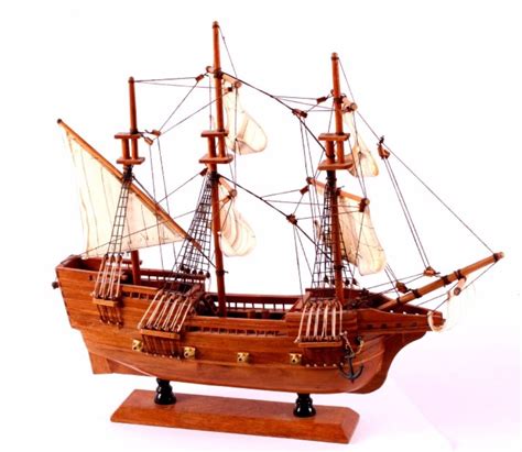 Wooden Mayflower Model Ship