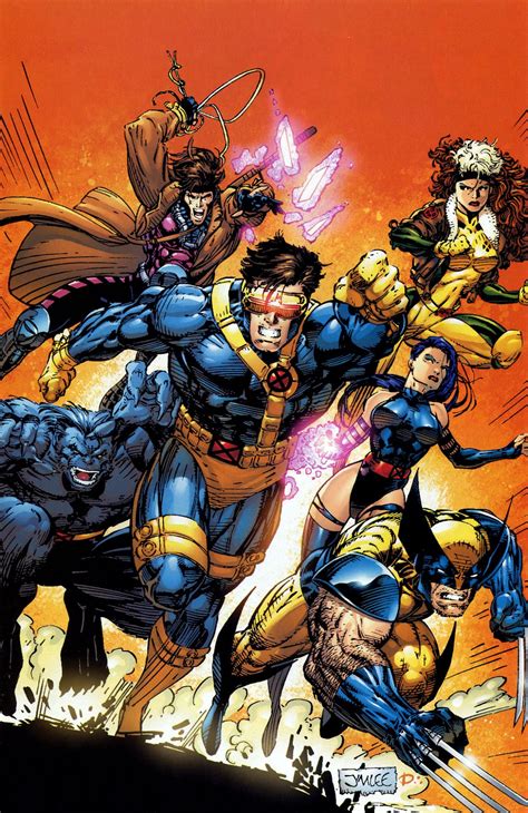 Bear1na Oxymitch 90s X Men Blue Team Beast Gambit Cyclops