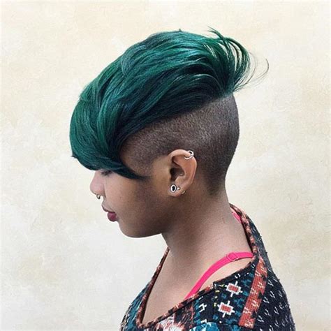 The mohawk haircut has come a long way from the punk rock style. 50 Short Hairstyles for Black Women | StayGlam