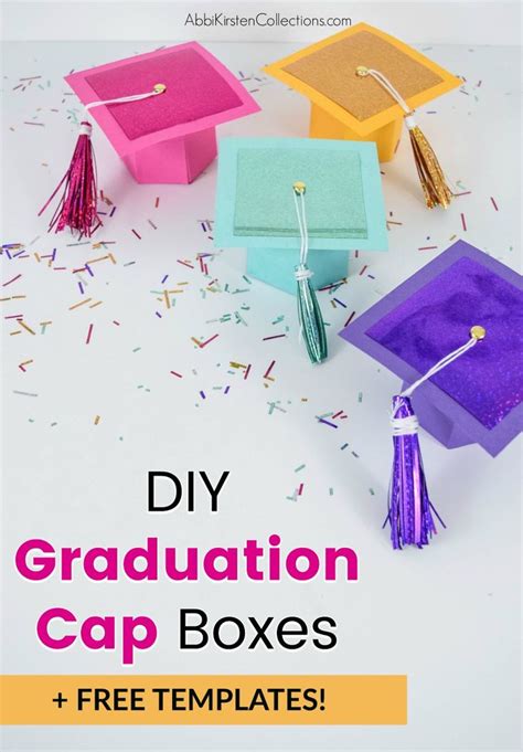 How To Make A Graduation Cap T Box With Free Templates