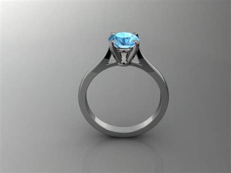 Engagement Ring 3d Model Download For Free