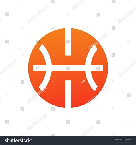 Basketball League Logo Concept Basketball Comunity Stock Vector