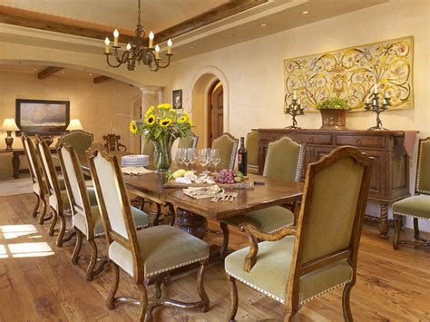The dining room can be the room in which you are going to host a dinner party for your friends or broader family. Mediterranean Dining Room