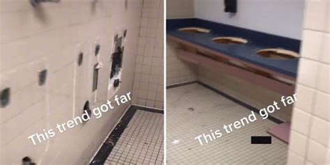 Bizarre ‘devious Lick Trend Which Saw High Schoolers Rip Sinks Off Walls Banned From Tiktok