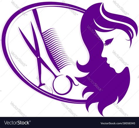 Beauty Salon Vector Image On Vectorstock Hair Salon Logos Salon Logo