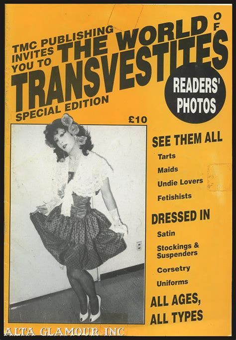 the world of transvestites pub 805 special edition 1980 alta glamour inc
