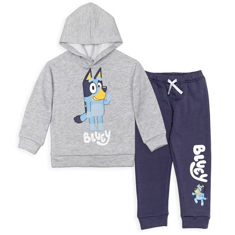 Buy Bluey Bingo Fleece Hoodie And Pants Outfit Set Toddler To Little