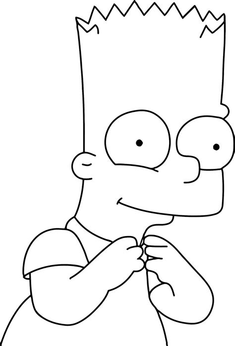 Dibujos Para Colorear Bart Simpson Image To U