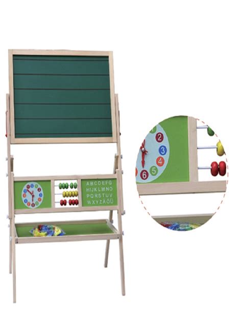 Double Sided Adjustable Blackboard For Kids 272d Toddler Easel