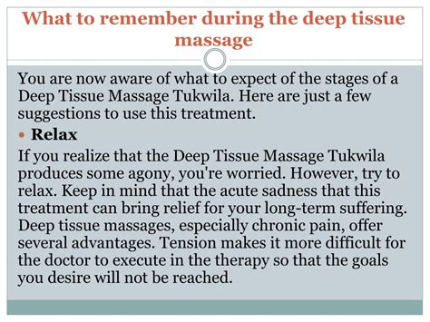 ppt deep tissue massage tukwila powerpoint presentation free download id 10635346