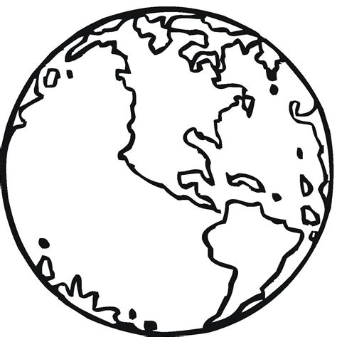 Line Drawing Earth Clipart Best