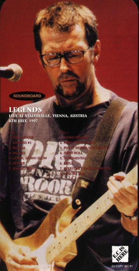 Legends Eric Clapton Steve Gadd Marcus Miller David Sanborn Joe