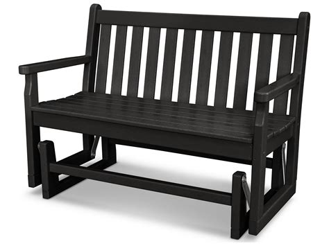 Polywood® Traditional Garden Recycled Plastic Glider Bench Tgg48