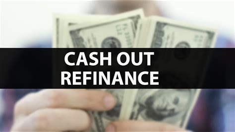 Turn Your Home Equity To Cash With A Cash Out Refinance Youtube