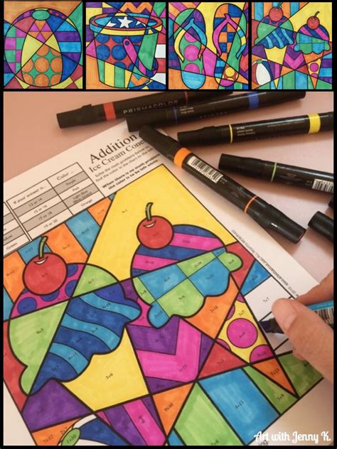 Last night the child prodigy said: Summer Math Fact Review Coloring Sheets | Math facts ...