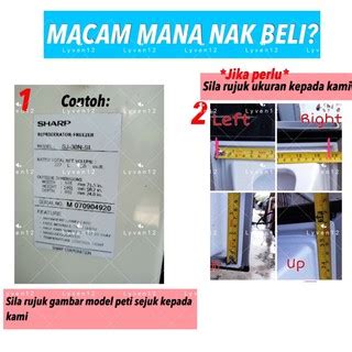 Peti sejuk berfungsi dengan baik apabila dikedudukan yang rata. ‼️ALL BRAND‼️Kilang/Supplier Getah Pintu Peti Sejuk ...
