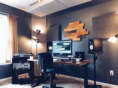 A Nice Designed Home Studio Ready For Music Production By