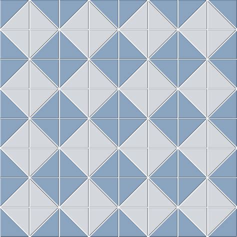 Abstract Seamless Pattern Of Blue White Ceramic Floor Tilesdesign