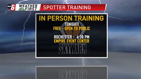 Skywarn Storm Spotter Training Tonight Abc 6 News