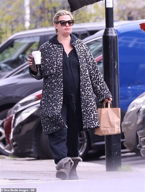Lisa Armstrong Leaves Hair Salon Wearing A Comfortable Onesie