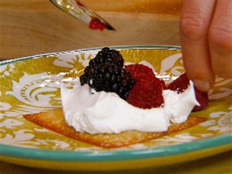 Bring left and right corners together above the filling. Berry Napoleons with Sugared Wonton Wrappers | Recipe ...