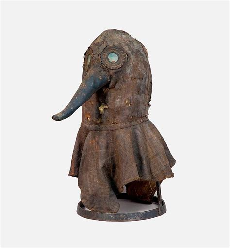 An Authentic 16th Century Plague Doctor Mask Preserved And On Display
