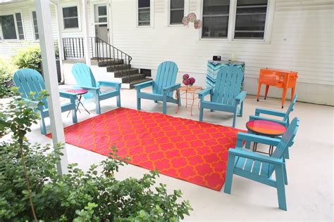 Ana White Colorful Patio Makeover Diy Projects