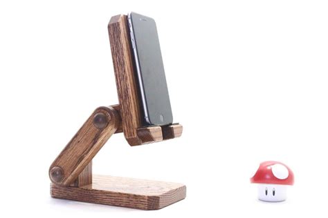 Adjustable Wooden Phone Stand Ipad Mini Iphone Holder Etsy Cell