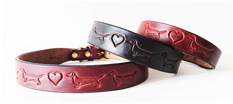 Signature Leather Dachshund Collars Dogs And Co