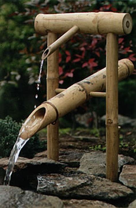 How To Build A Shishi Odoshi Fountain Water Garden Backyard Garden