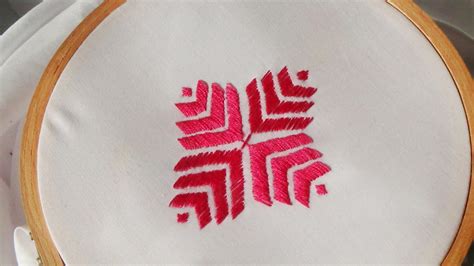 Hand Embroidery Phulkari Stitch Youtube Phulkari Embroidery