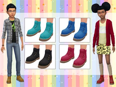 Lollaleeloos Doc Martens For Sims Kids