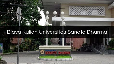 Biaya Kuliah Universitas Sanata Dharma Yogyakarta