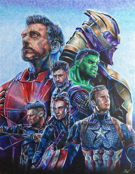 Drawings Of Avengers