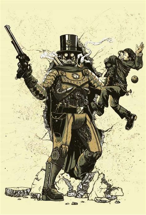 Surreal Steampunk Illustrations Steampunk Characters Steampunk