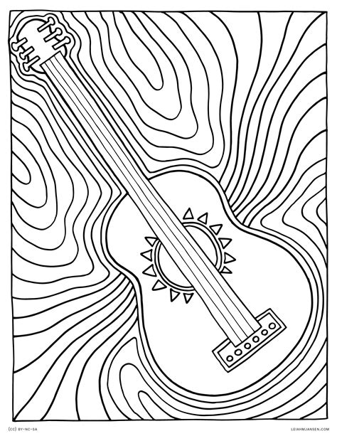 Printable Music Coloring Pages